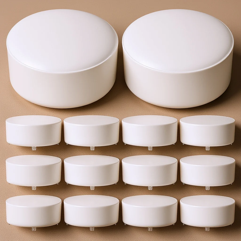 

100Pcs Plastic Cup Clear 15ml Heat Resistant Simple Design Suitable Various Candles Home Decor Holder