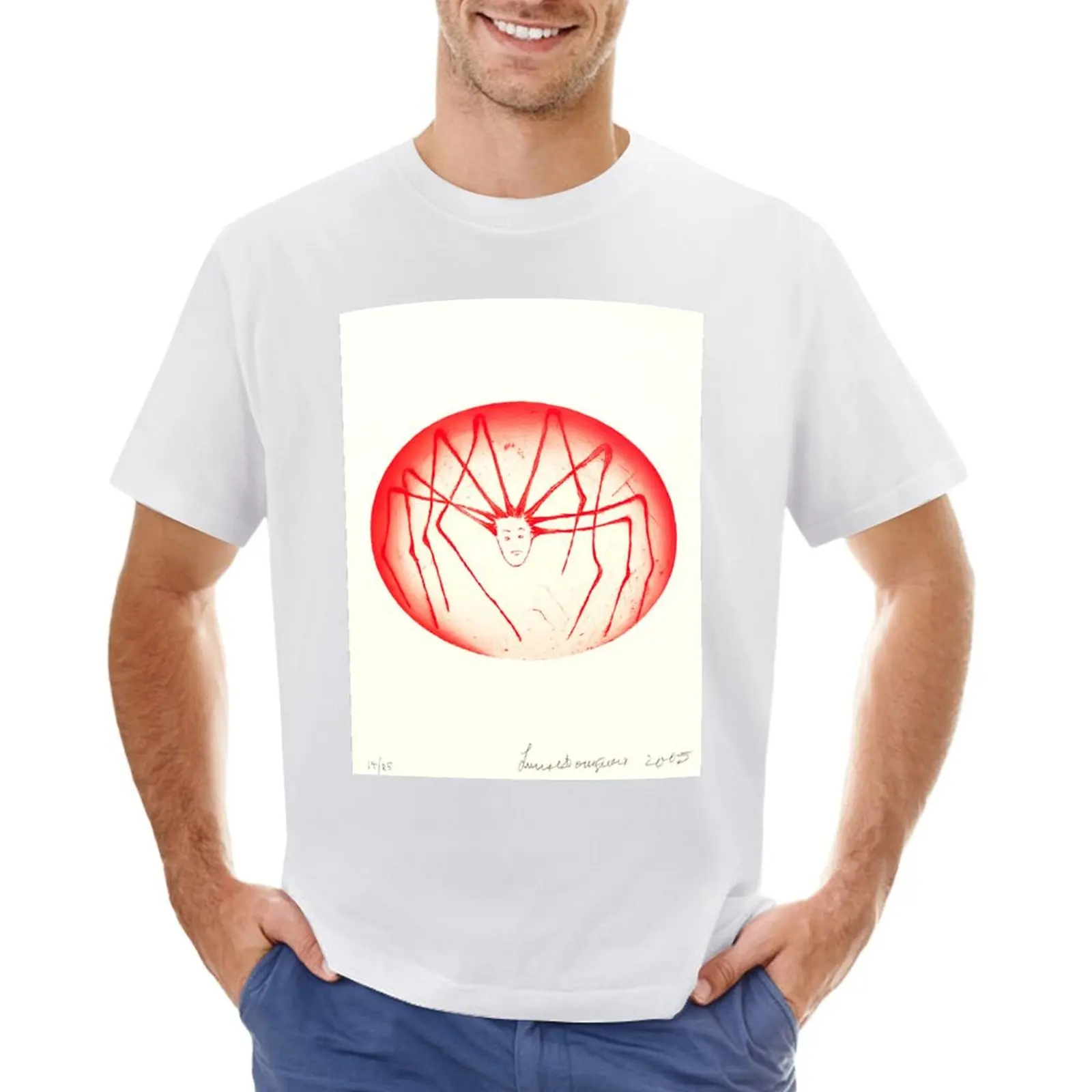louise bourgeois 1984 T-shirt new edition customizeds blanks mens graphic t-shirts funny