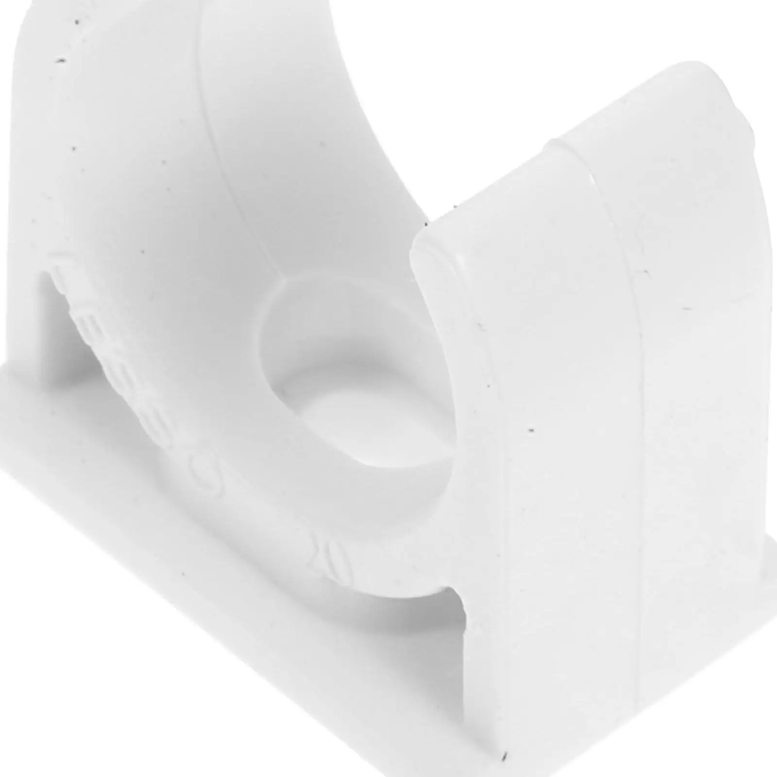 50Pcs U Shape Pipe Clamp PVC Corrosion Resistant Fixed Support Riding Horse Clasp for Thin Wall Hose Fuel Silicone