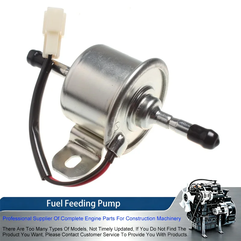 7016409 New 12V Fuel Feeding Pump 129612-52100 HEP-015 For John Deere Hitachi Mini Excavator For Takeuchi Yanmar Perkins