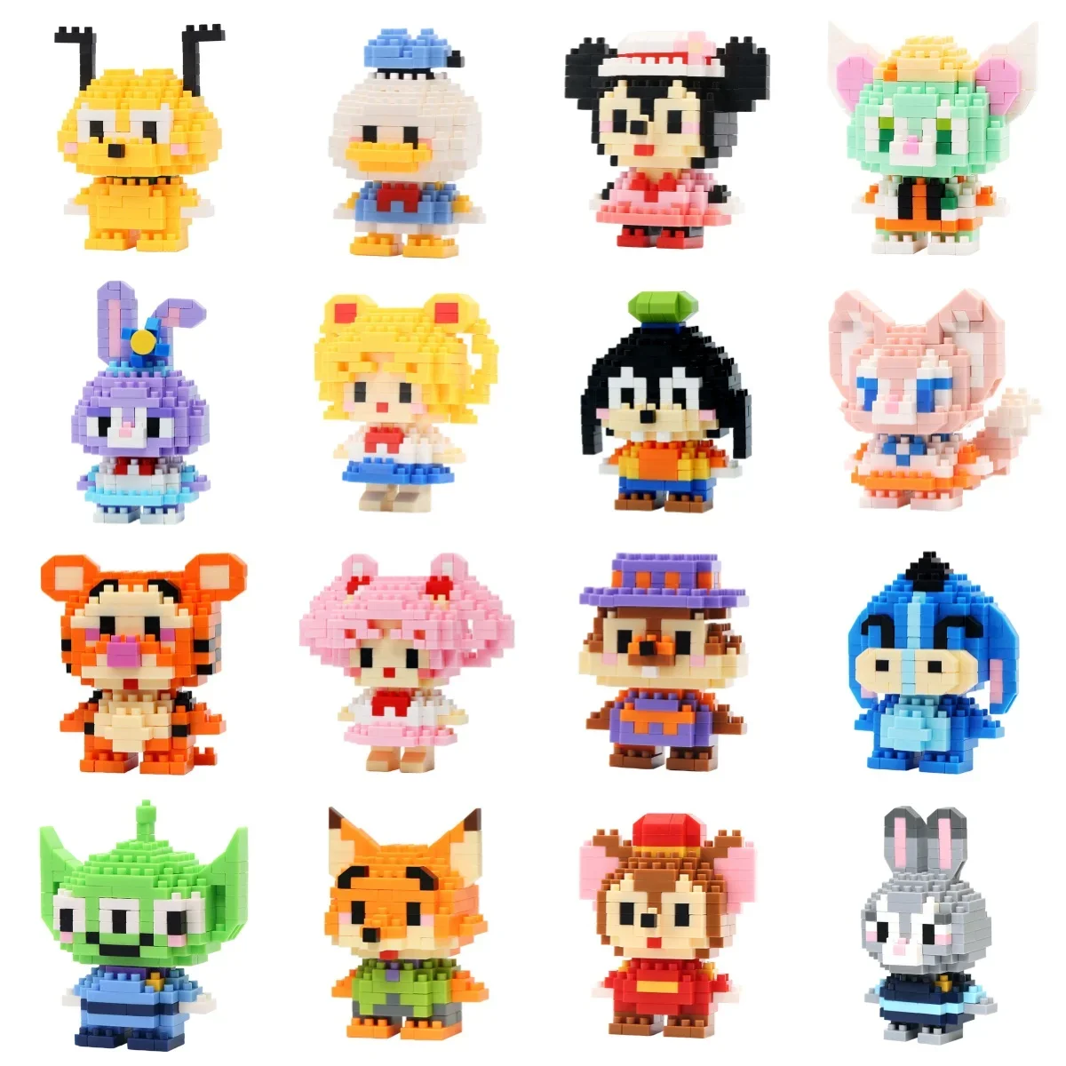 Disney stitch mickey anime blocos kuromi minha melodia diseney cinnamoroll mouse blocos de