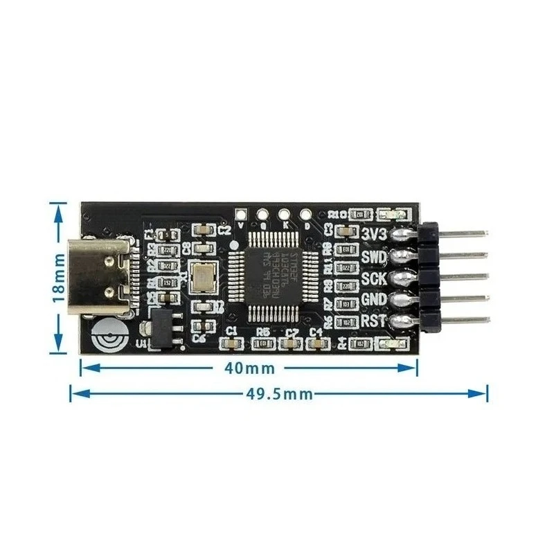 FORDAPLink STM32 Debug Downloader Type-C Driver-Free SWD USB Serial Programmer