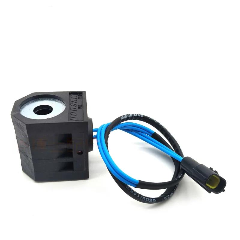 Excavator Pilot Safety Lock Solenoid Valve Coil Spool for Doosan Daewoo 150 215 220 225 300 Models - 5 7 9 Series