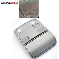 1PC Fit for Golf 5 golf 6 for Passat B6 2006 2007 2008 2009 Gray Car Interior Dome Reading light Roof Ceiling Lamp Glasses Case