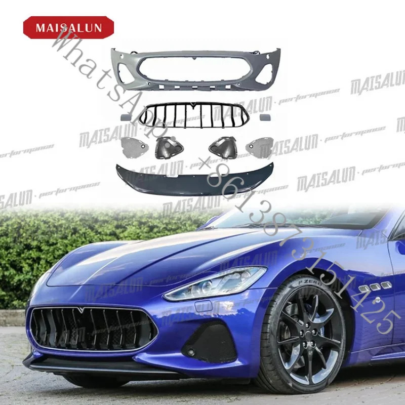 

Suitable MAISALUN Auto Spare Parts Hot Sell Car Bumper With Grille Front Lip Z Style Bodykit GT GranTurismo
