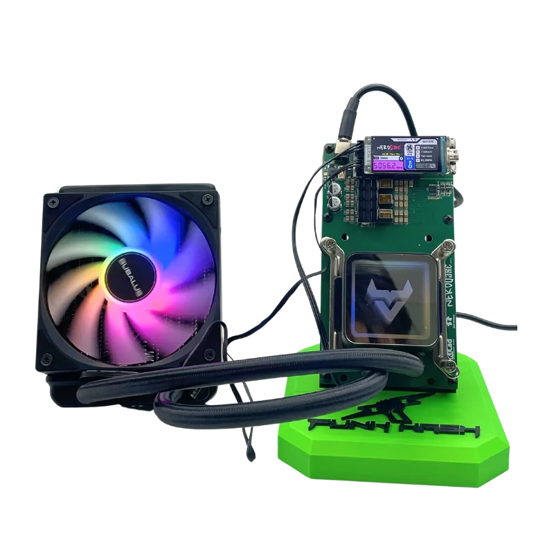 100% original NerdQaxe++ Hydro Bitcoin Miner 4.8TH/s Bitaxe NerdQAxe++ Bitaxe NerdQAxe++