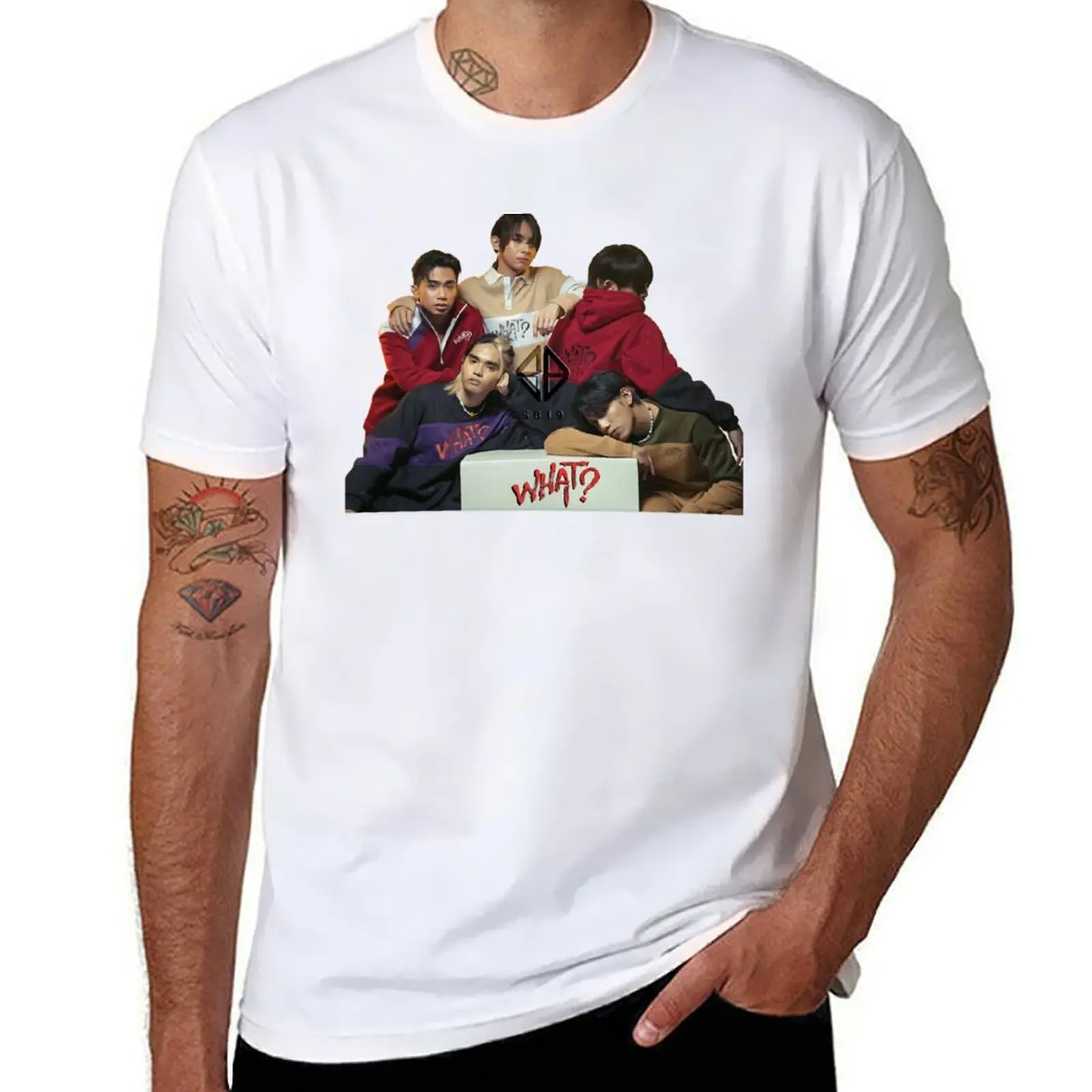 

SB19 What, What T-Shirt man t shirts cotton man t shirts graphic T-Shirt