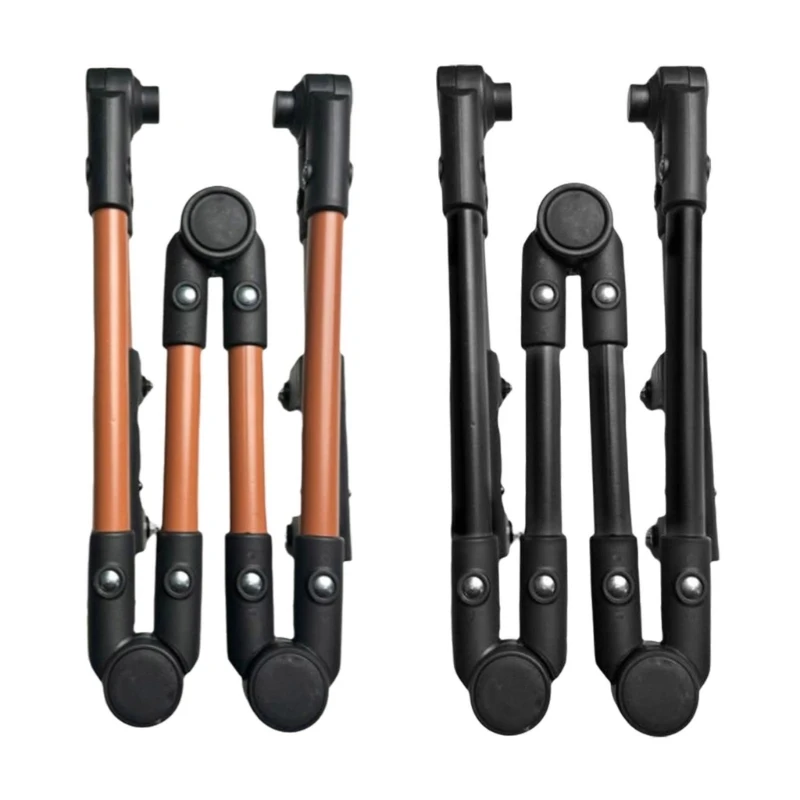 

Y9UC Quick Release Collapsible Trolley Cart Handle Metal Frame Compact Travel Storage