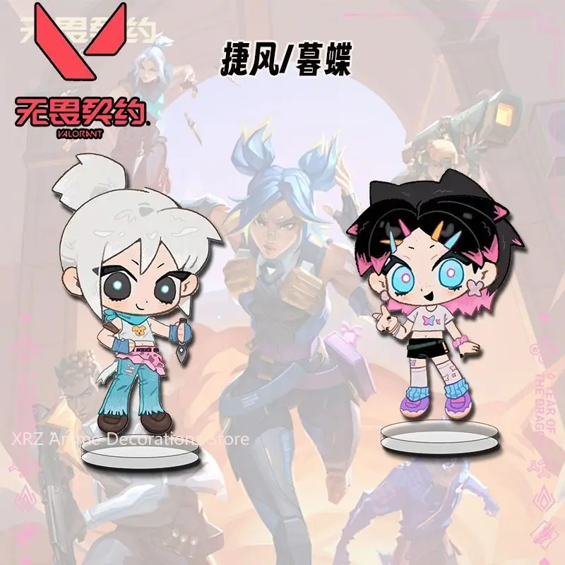 

2026 Новая версия Q, аниме VALORANT Waylay Iso, акриловая фигурка, подставка, модель, декор для стола, коллекция фанатов, реквизит «сделай сам», рождественский подарок