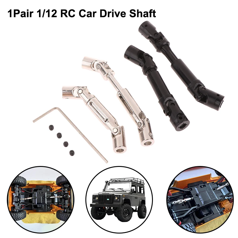 1Pair MN99S/MN98 RC Car Drive Shaft Metal Nylon RC Truck Drive Shaft For RC Car Model Modification Upgrade Accessories
