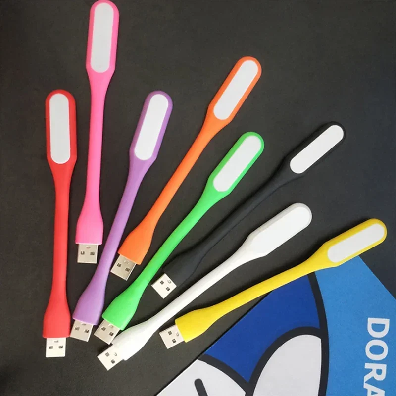 Portable USB 5V LED Reading Lamp Mini Book Light Foldable Camping Night Lights Table Lamps For Power Bank PC Notebook Laptop