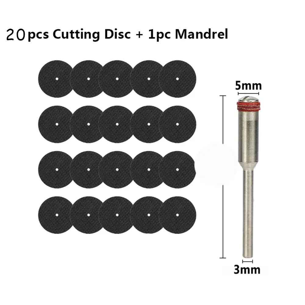 11/21/54 Stuks Metalen Doorslijpschijf 32 Mm Voor Dremel Grinder Rotary Tool Cirkelzaagblad Met 3 Mm Opspandoorns Hars Schurende Schijf