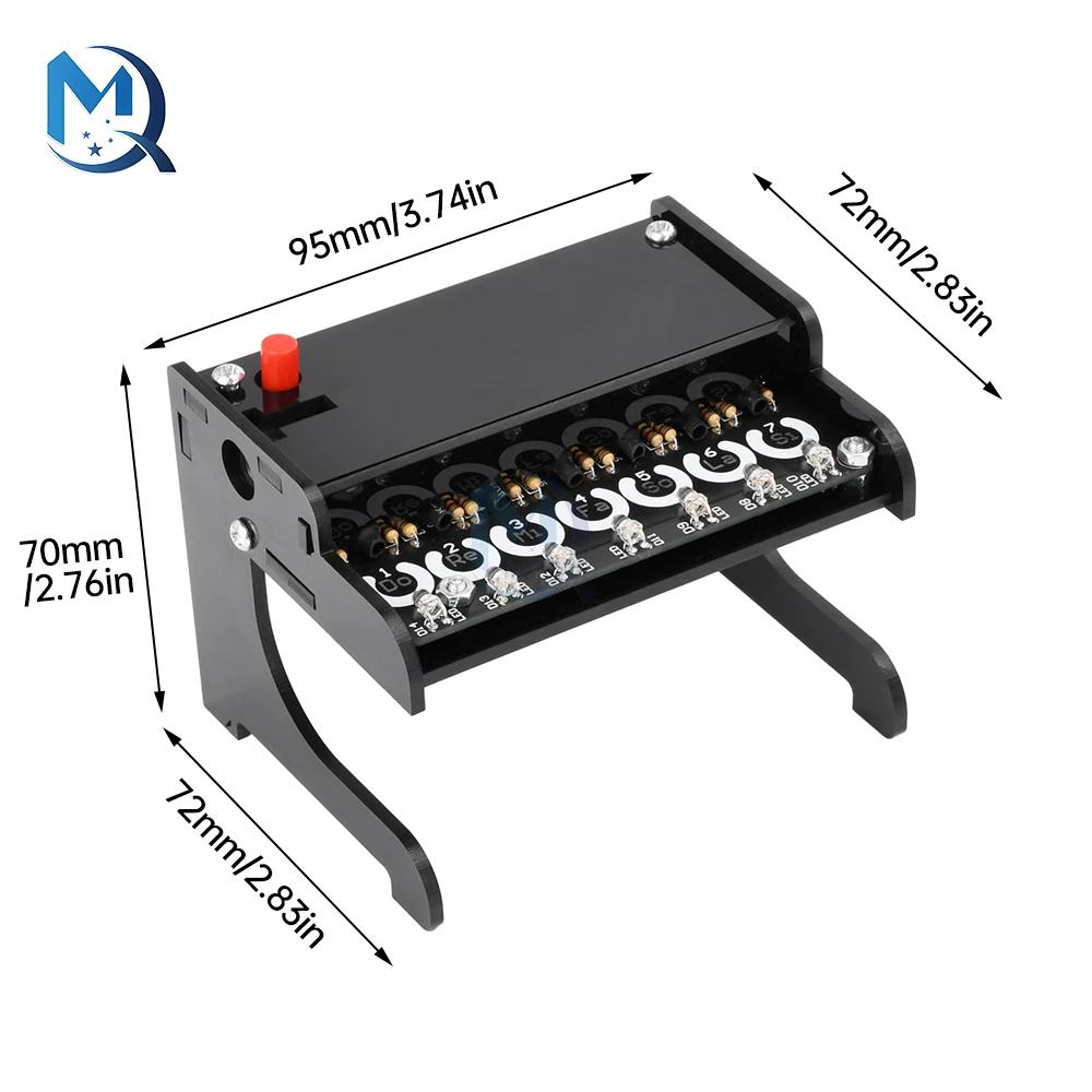 STC89C51 STC89C52 STC89C54 51 Microcontroller Stringless Optoelectronic Qin Kit Music Keyless Electronic Laser Qin DIY Parts