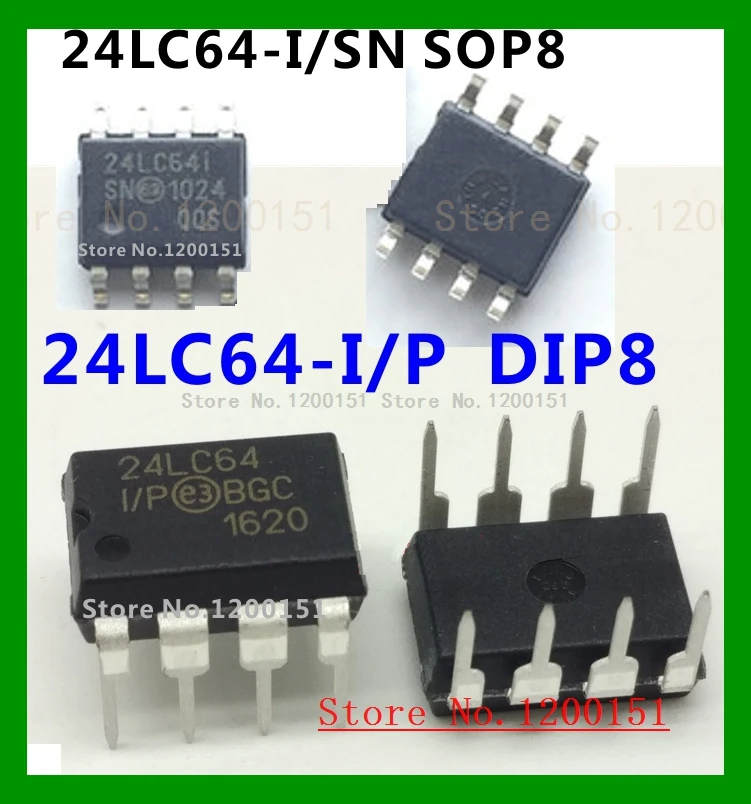 2SZT/LOT B24LC64 SOP8 DIP-8