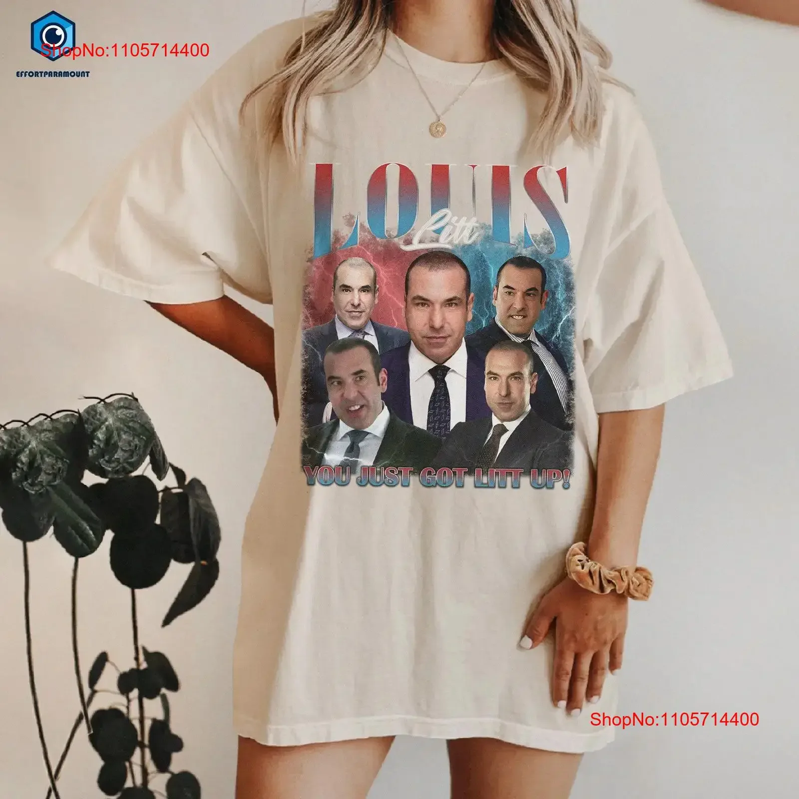 Louis Litt Suits Movie T Shirt You Just Got Up Harvey Specter Fan Tv Show vintage Washed graphic fashion Versatile streetwear
