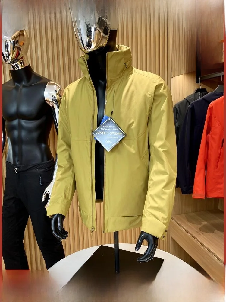 

Ding u Высококачественное мужское хлопковое пальто для улицы, термобелье, легкое зимнее пальто с полным клеем, однотонное, с капюшоном, на молнии, толстое...