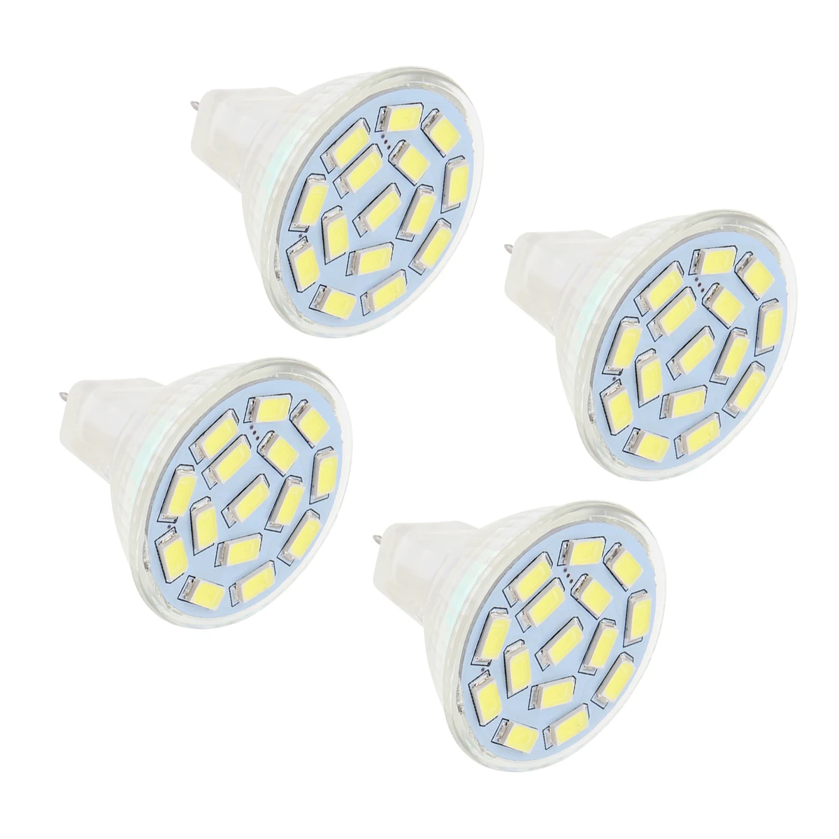 

4pcs LED Lamp Cup 12V 3W 35MM Diameter LED Bulbs for Illuminating 15 Lamp Beads White Light LED Spotlight