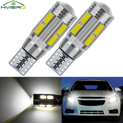 2Pcs Auto LED Canbus 194 10SMD 5630 5730 Led Bulbs No Error Light Parking DC 12V Side Styling Brake Reversing Lamps Turn Signal