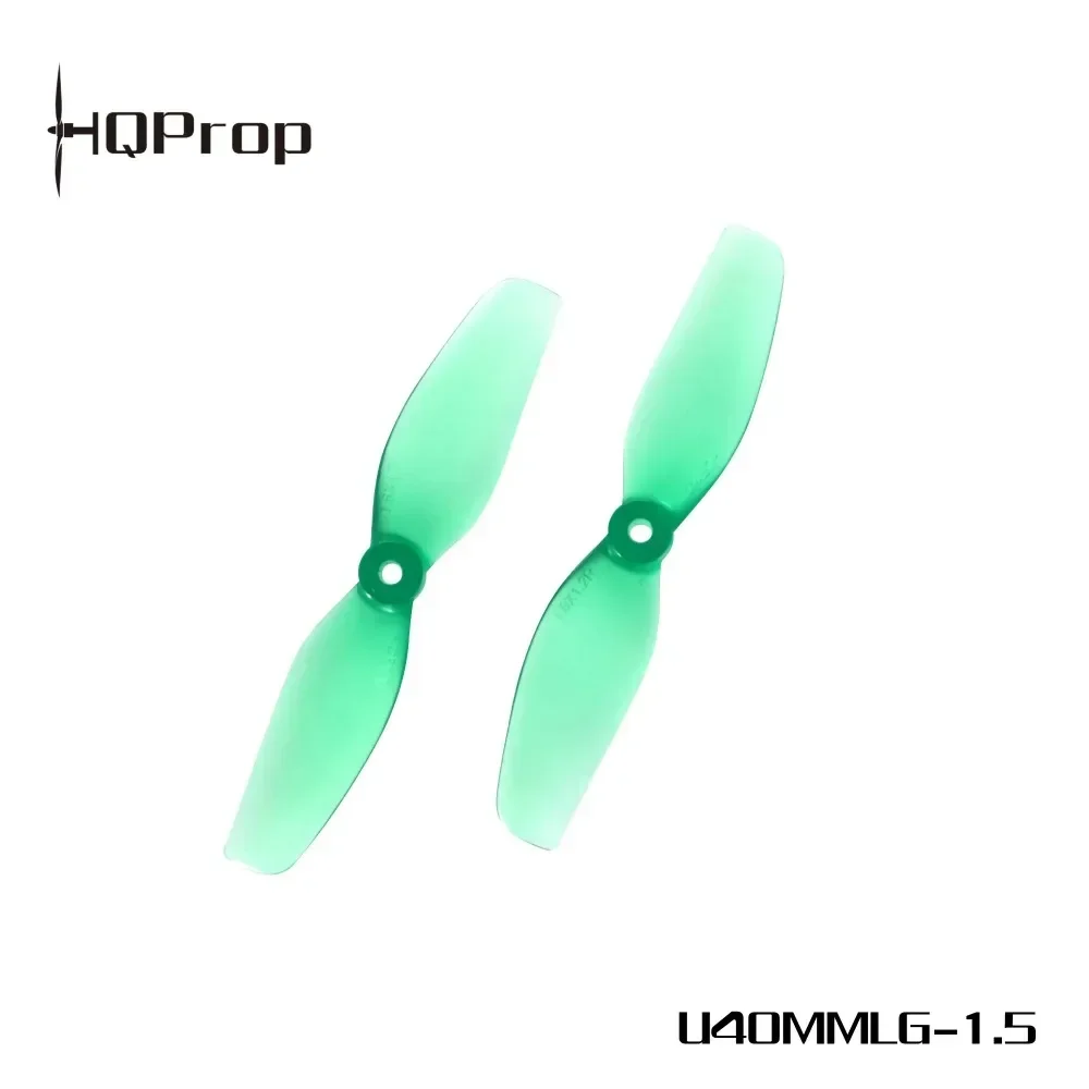HQ Ultralight 40MM 1.6x1.2 Dual-Blade Whoop Props 2CW 2CCW Soft PC Blades for Tiny Micro Indoor FPV Racing Whoop Drone