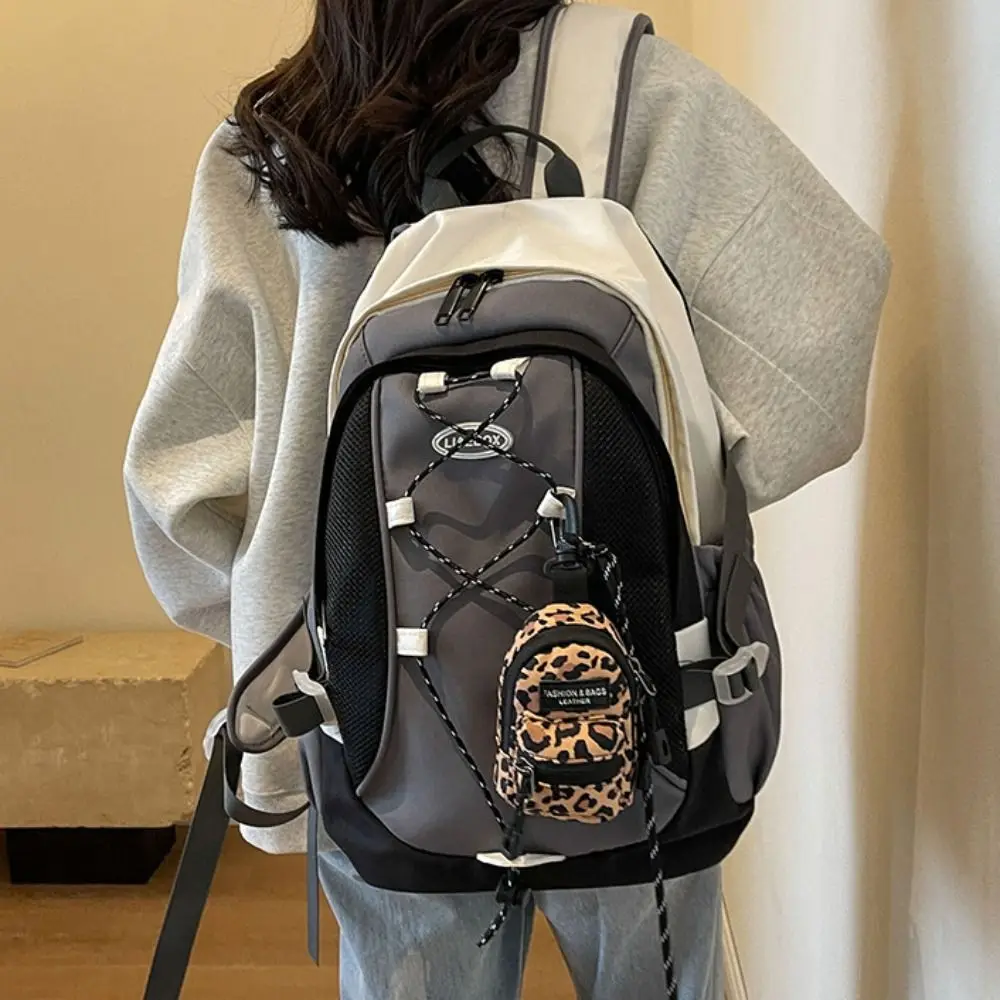 Coin Pouch Leopard Print Coin Purse Wallet with Lanyard Protective Case Money Purse Bag Plaid Lipstick Bag Bag Accessories Girl