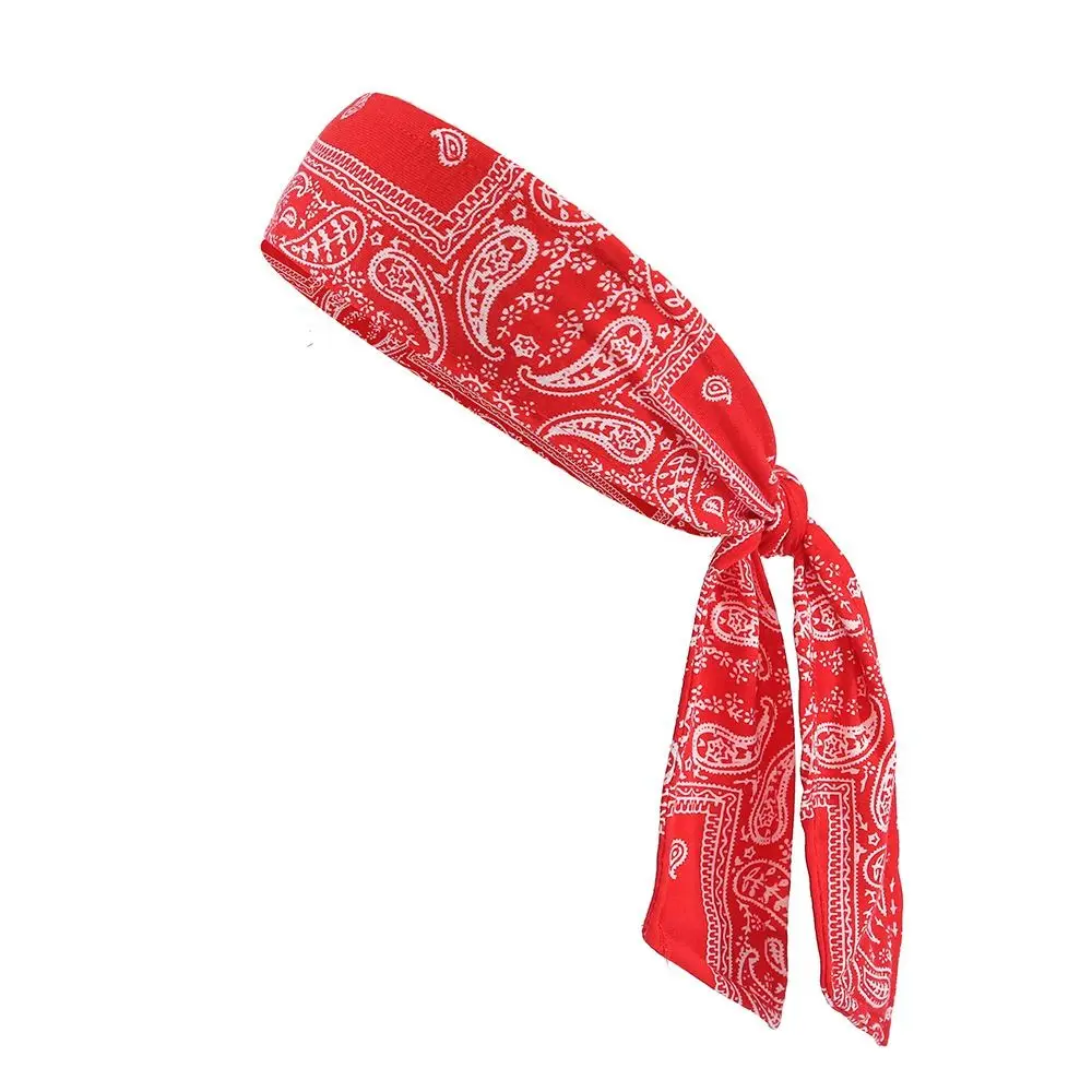 

Sports Headband Bandanna Antiperspirant Headscarf Anti-sweat Breathable Pirate Headband Cooling Elastic Bicycle Headband Gym