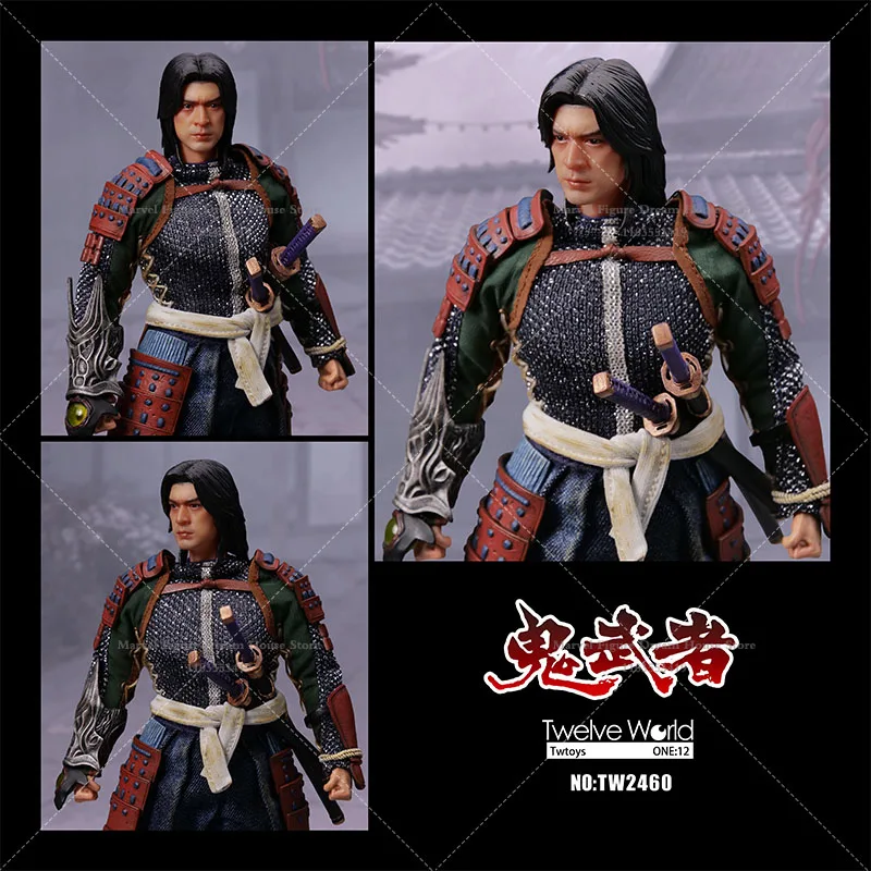 1/12 شبح الساموراي الدول المتحاربة التاريخية خوارق القتالية لعبة 6 بوصة مجموعة كاملة عمل الشكل الجندي في الأوراق المالية TWTOYS TW2460 #6