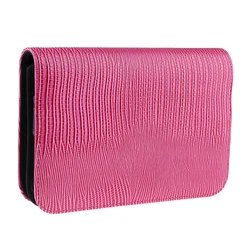 Durable Waterproof Leather Hair Scissor Case Bag Double Layers Hairdressing