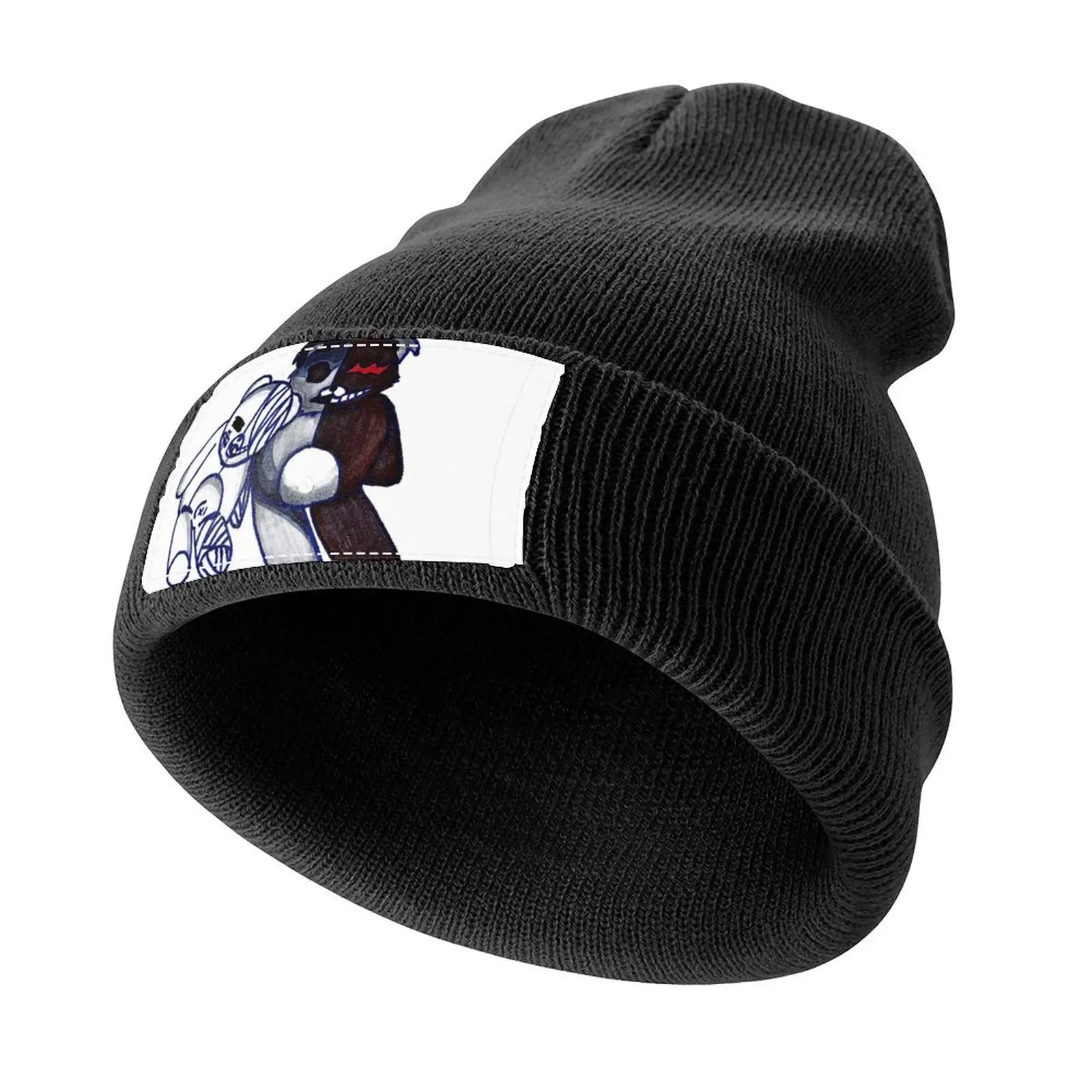 

Monokuma & Shirokuma Knitted Cap Trucker Cap Hat Man Luxury beach hat Women's Beach Outlet Men's