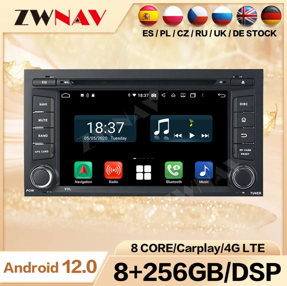 2 din Android 12.0 screen Car Multimedia player For Seat Leon 2012-2017 video stereo Android WiFi GPS navi head unit auto stereo