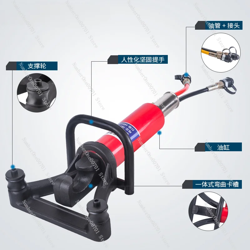 Portable electric steel bar bender bender hoop bender hydraulic rebar straightener RB25-40