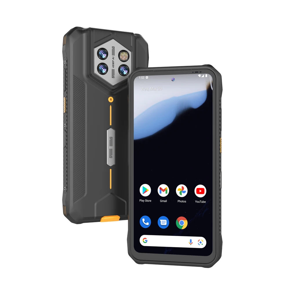 6.5Inch Rugged Android 14 PDA with NFC GMS Fast Charging IP68 Waterproof ATEX Outdoor Mobile Data Collector with Barcode Scanner