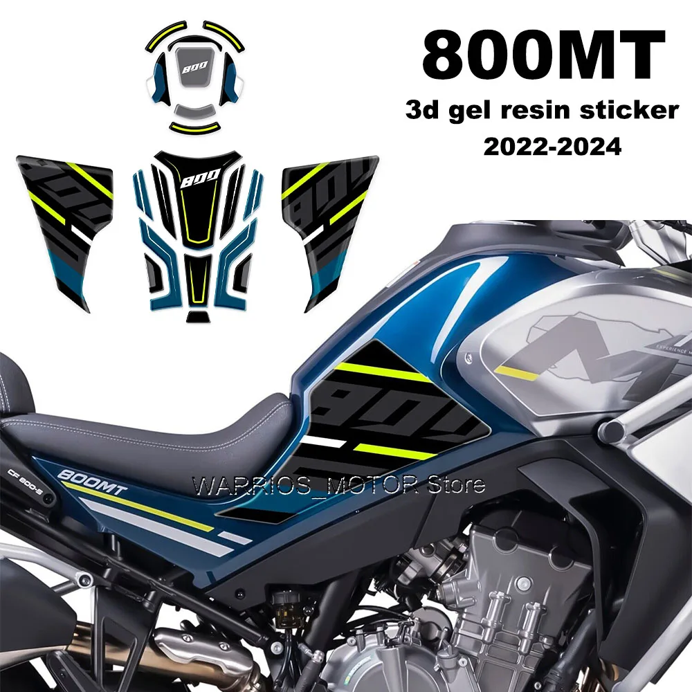 

For CF Moto 800MT Touring 2022 2023 2024 Motorcycle Accessories 3D Epoxy Resin Sticker Protection Kit