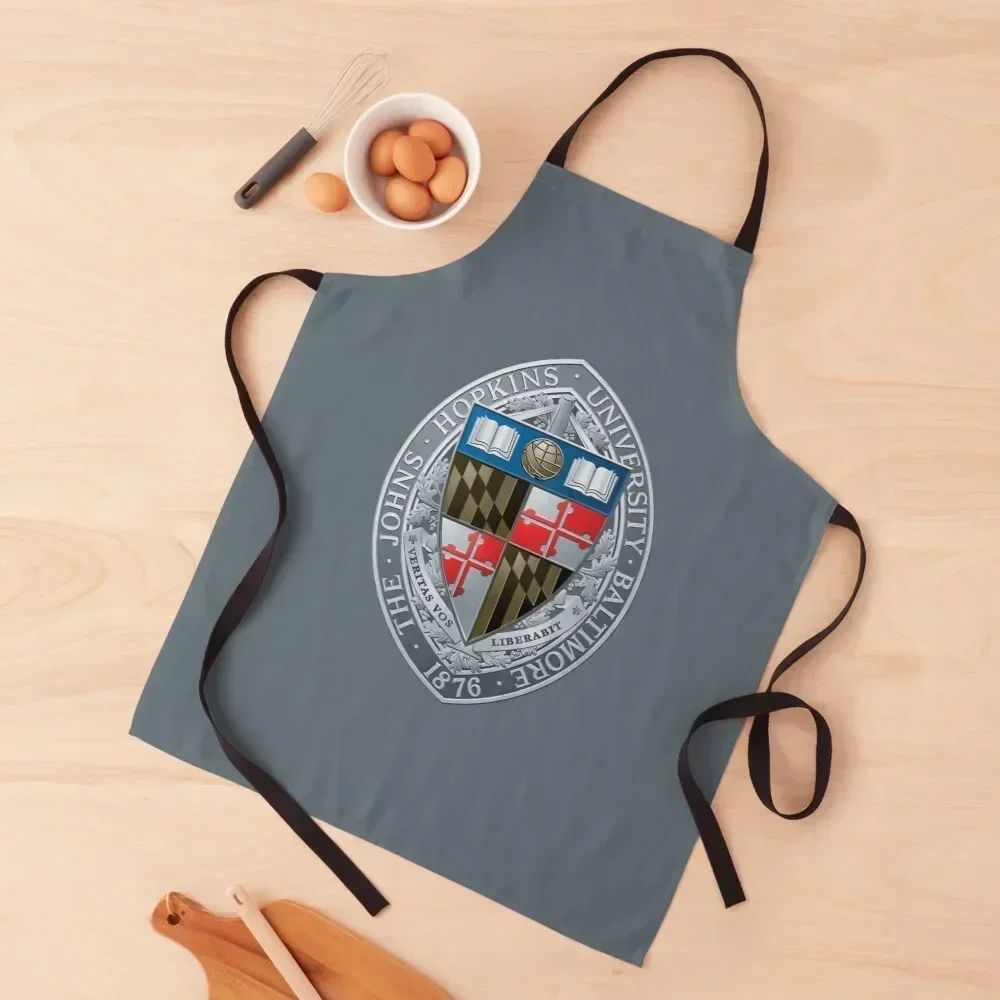 

Johns Hopkins University icon Apron professional hairdressing Chef Accessories cooks clothes Art Apron