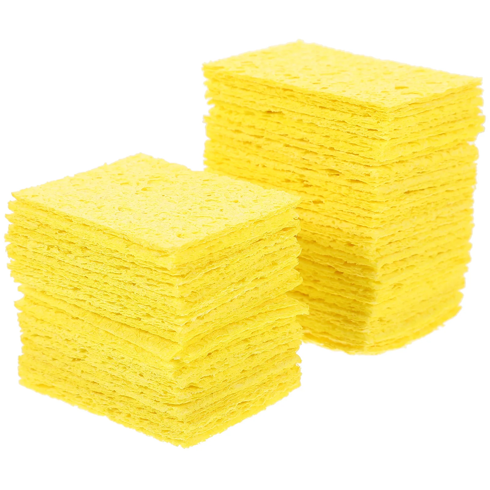 

50pcs Soldering Iron Sponge Durable Lightweight Anti Scald High Temp Cleaning for Glass Tin PCB Welding Tool Kit