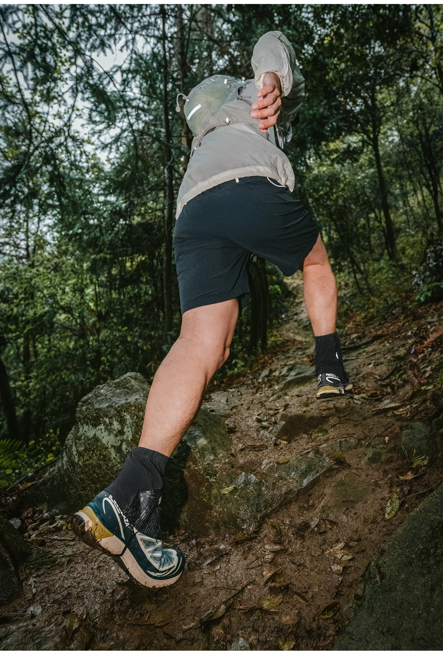 Naturehike 1 Paar Trail-Running-Gamaschen, wasserdichte Beinabdeckungen, Gamaschen für Outdoor-Klettern, Camping, Wandern, Reisen – Detail 9
