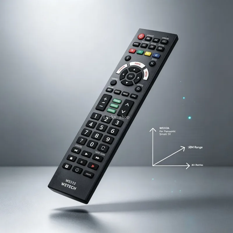 Telecomando universale di ricambio per Smart TV Panasonic, pulsanti reattivi, controllo a lunga distanza