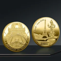 Paris Eiffel Tower Coin Collection Travel Collection Commemorative Coins Commemorative Coins Non-currency