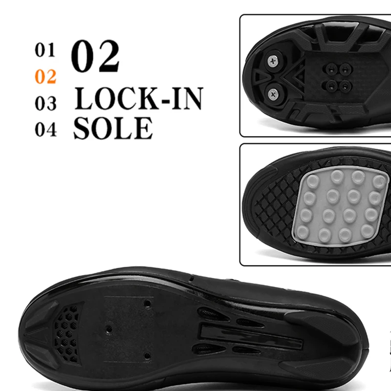 2025 أحذية ركوب الدراجات الجبلية الطريق دراجة الأحذية المرابط حذاء عدم الانزلاق الرجال دراجة جبلية أحذية رياضية مسطحة SPD سباق سرعة الدراجات الأحذية