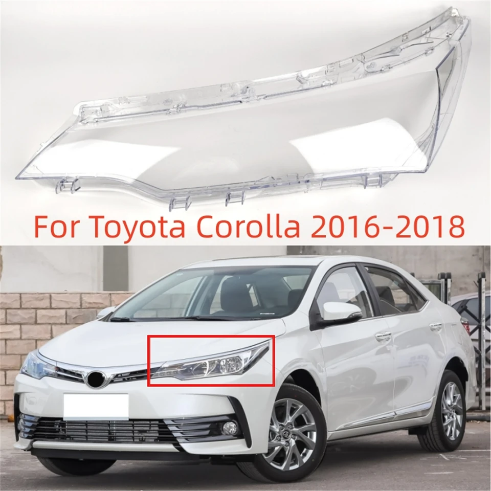 

For Toyota Corolla 2016 2017 2018 Car Decorations Accessories Lights Lens Shell Replace The Original Lampshade
