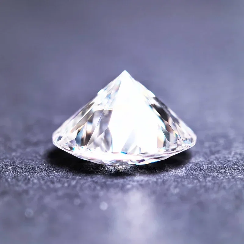 Moissanite Blue Flame Fire Colorful Cutting D Color Charms Beads VVS1 for DIY Jewelry Making Ring Materials with GRA Certificate