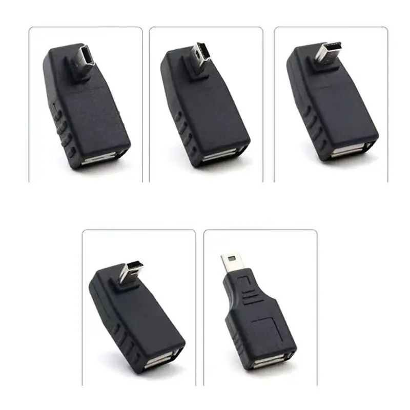 USB 2.0 Adapter, Android Mini 5P Micro 5P USB BM/BF Adapter, Android Stecker auf Buchse Daten- und Ladeadapter – Detail 5