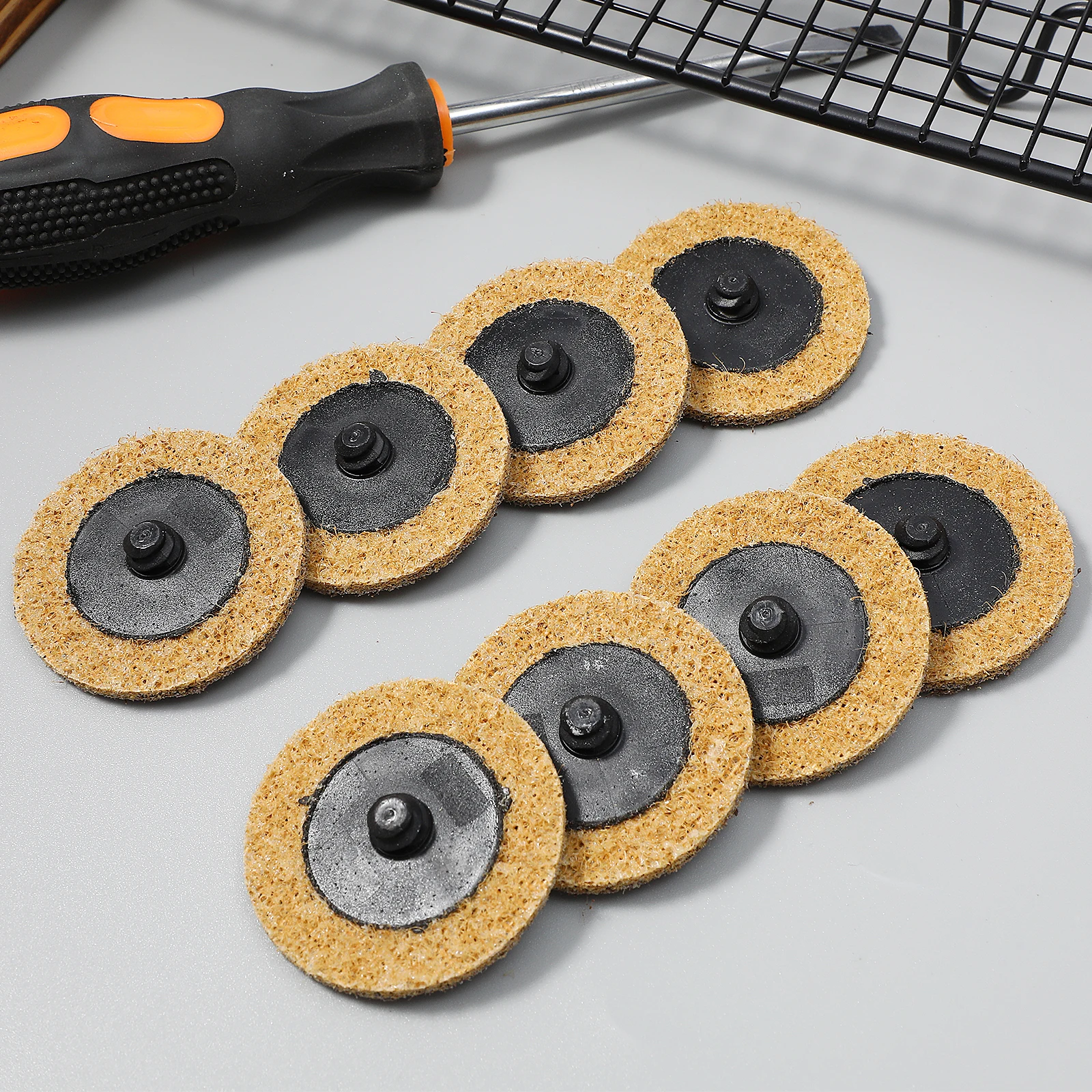 50 шт. шлифовальные диски, шлифовальные круги, средство для удаления ржавчины, инструмент для зачистки краски, средство для удаления оксида металлической поверхности, бетон, камень, дерево