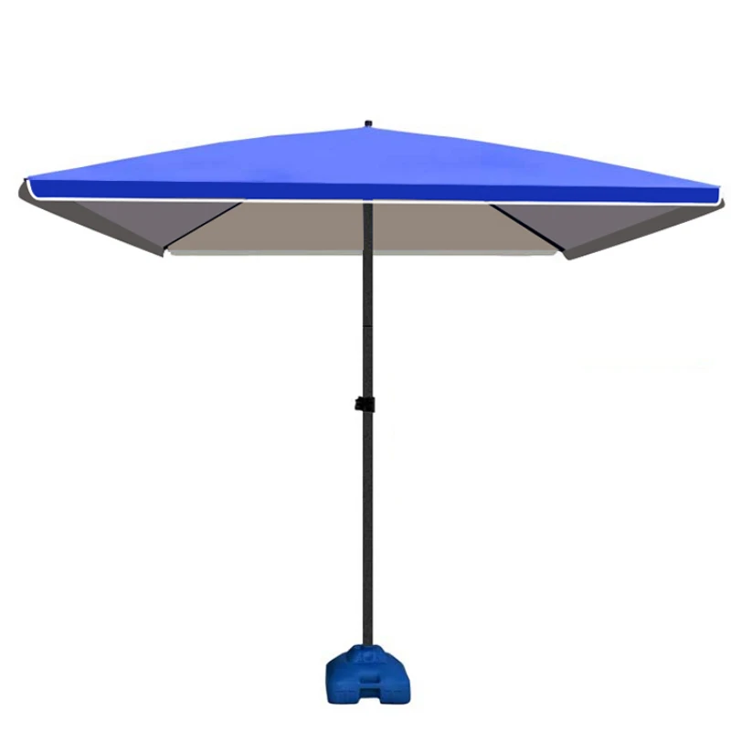 Outdoor sun umbrella advertising umbrella commercial beach courtyard oversized square folding umbrella