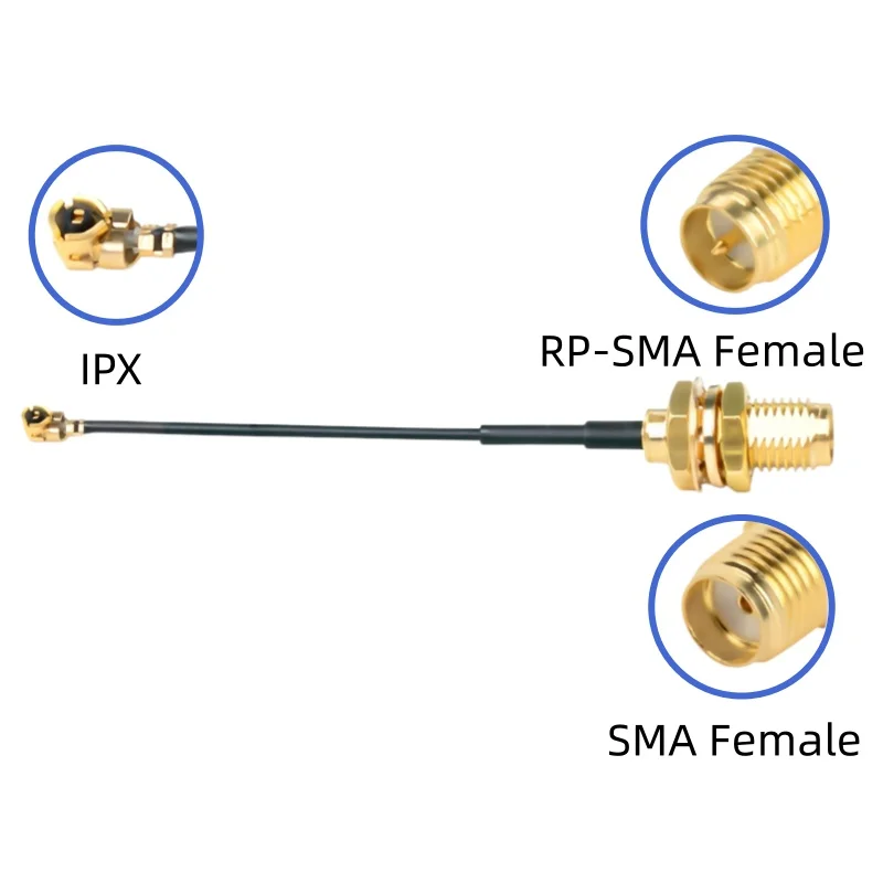 SMA to IPX patch cord WIFI/GSM/3G/GPS/4G module connection cord terminal RF1.13 Cable