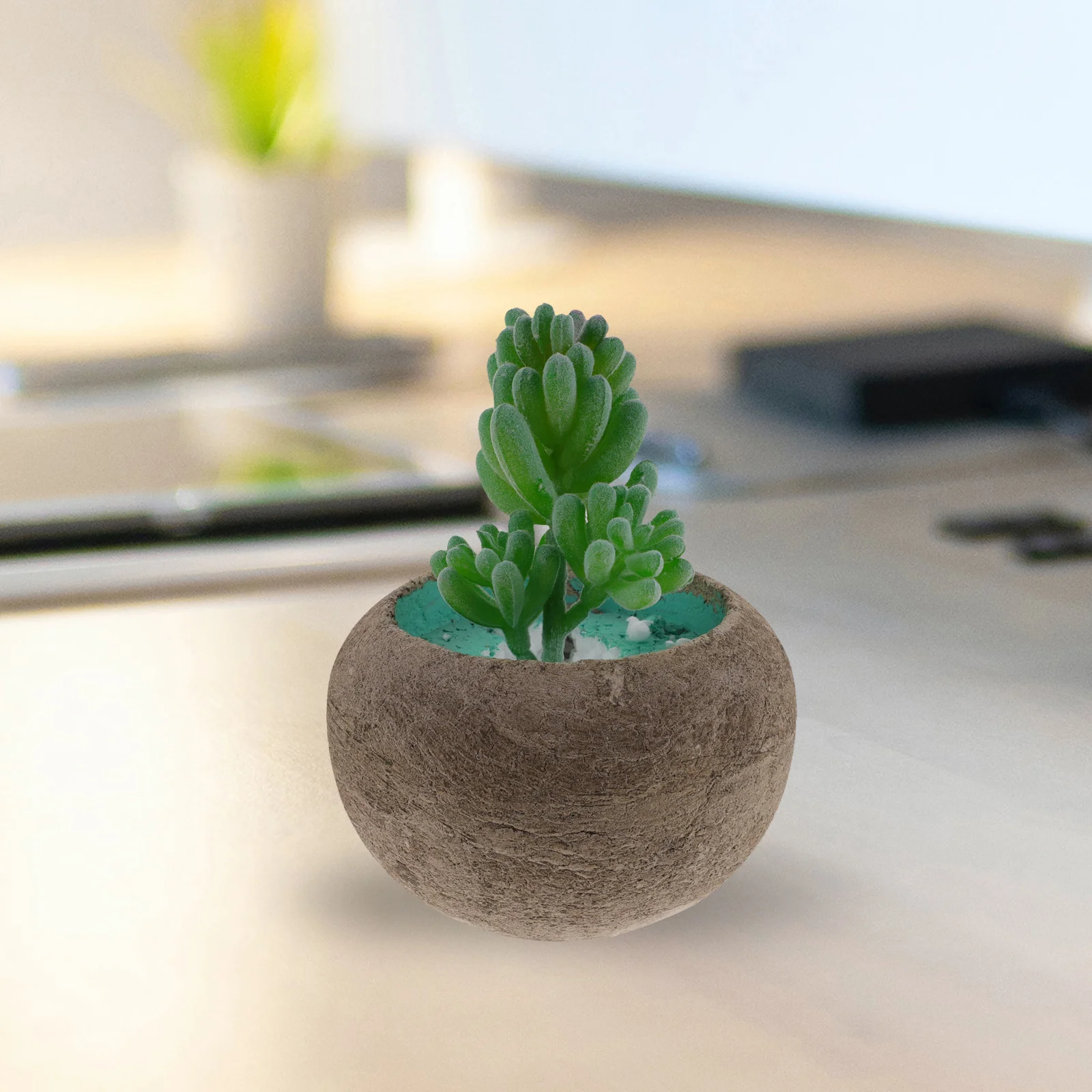 

18pcs Simulated Succulents Artificial Flocked Succulents Realistic Mini Bonsai Plants Diy Decor For Home Office Garden Indoor