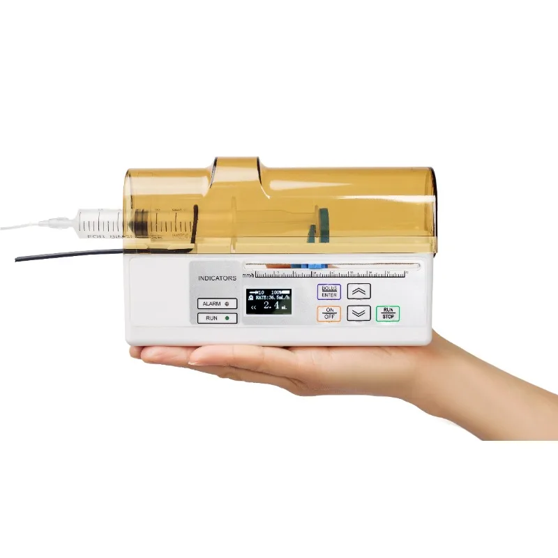 Single Channel Portable Mini Sy ringe Pump Price Medical Handheld Syrin ge Inf usion Pump Machine MSLIS10