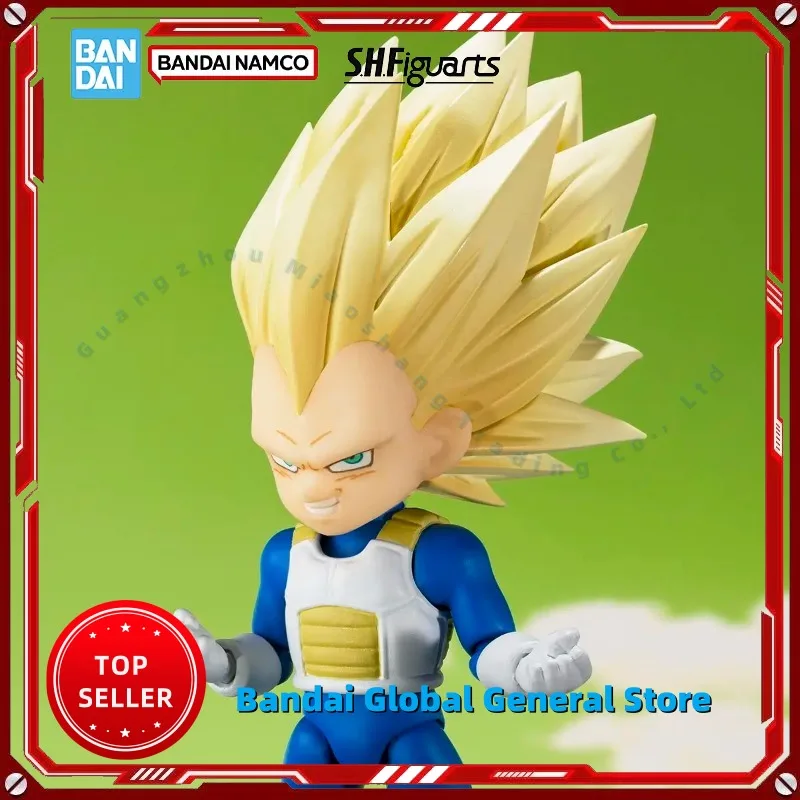 متوفر 100% الأصلي بانداي Sh Figuarts Shf لعبة دراغون بول دايما SSJ3 فيغيتا عمل أرقام أنيمي نموذج اللعب جمع #3