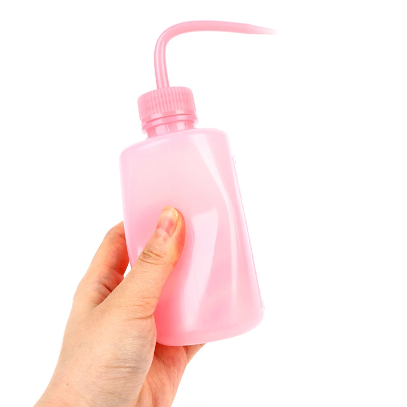 1pcs 250ml Wash Bottle Clear Plastic Lab Squeeze Diffuser Water Alcohol Plant Nutrient Liquid Fertilizer Applicator Container