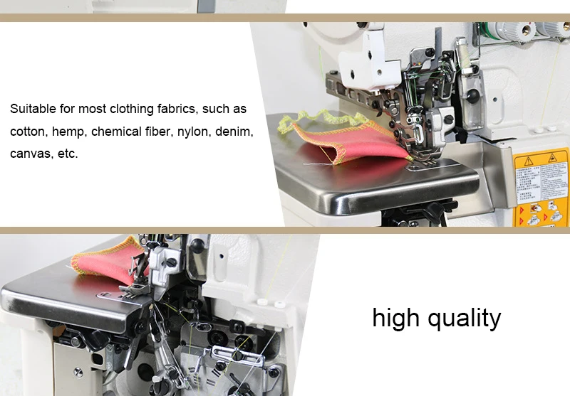Three-line Automatic Computer Direct Drive Overlock Sewing Machine Garment Overlocking Machine Sewing Overlocking Machine
