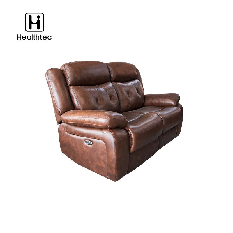 Fauteuil inclinable électrique en cuir, ensemble de canapé fonctionnel, fauteuil inclinable moderne, meubles de salon, 3 places